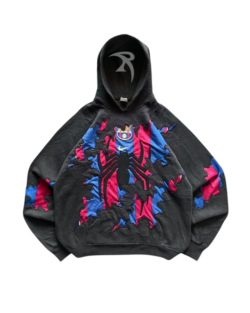 Barcelona x Spidey Custom Hoodie